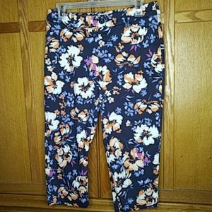 St John's Bay Navy w/ Calily Design Twill Capri 4